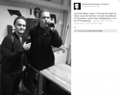 Skærmbillede fra Facebook
